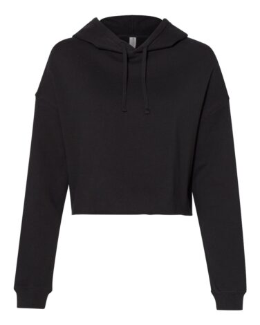 Independent Trading Co. Women’s Lightweight Crop Hooded Sweatshirt