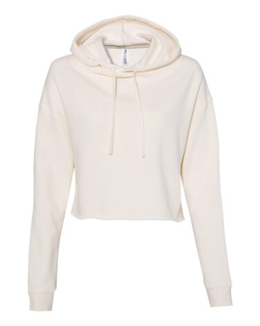 Independent Trading Co. Women’s Lightweight Crop Hooded Sweatshirt