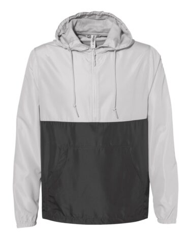 Independent Trading Co. Lightweight Quarter-Zip Windbreaker Pullover Jacket