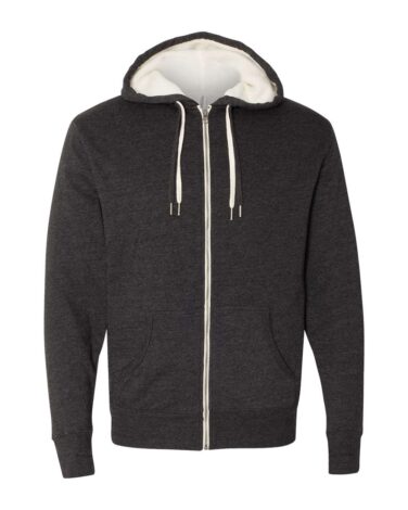 Independent Trading Co. Sherpa-Lined Hooded Sweatshirt