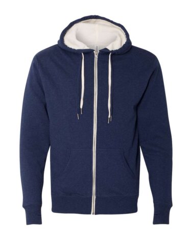 Independent Trading Co. Sherpa-Lined Hooded Sweatshirt