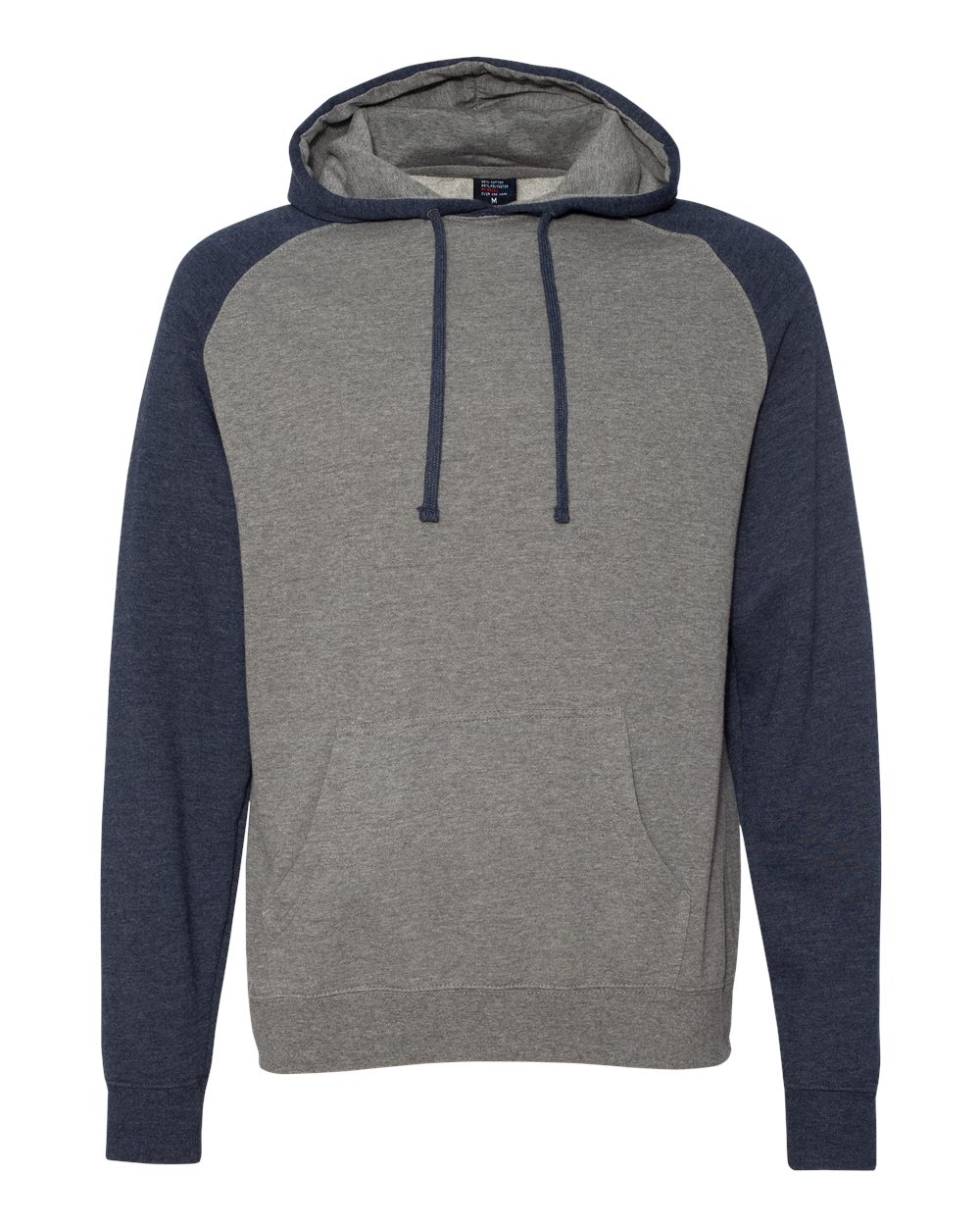 Independent_Trading_Co._IND40RP_Gunmetal_Heather-_Classic_Navy_Heather_Front_High