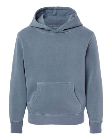 Independent Trading Co. Youth Midweight Pigment-Dyed Hooded Sweatshirt