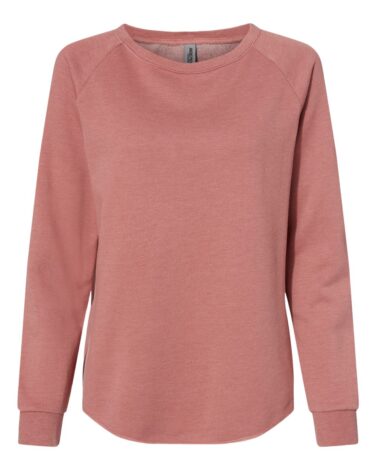 Independent Trading Co. Women's California Wave Wash Crewneck Sweatshirt