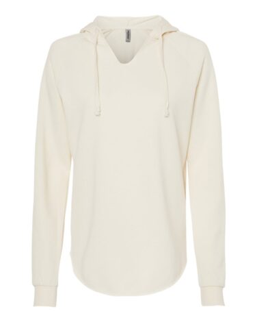 Independent Trading Co. Women’s Lightweight California Wave Wash Hooded Sweatshirt