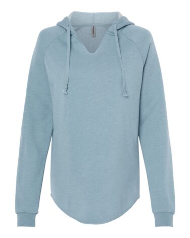Independent Trading Co. Women’s Lightweight California Wave Wash Hooded Sweatshirt