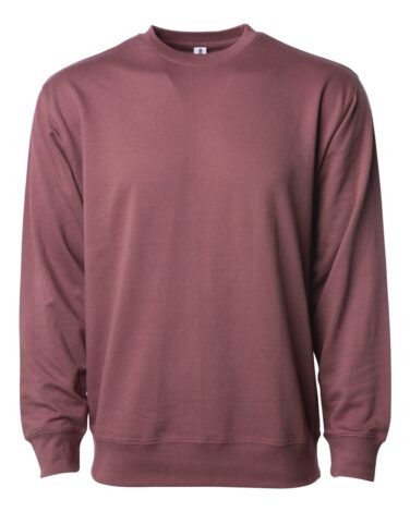 Independent Trading Co. Icon Lightweight Loopback Terry Crewneck Sweatshirt