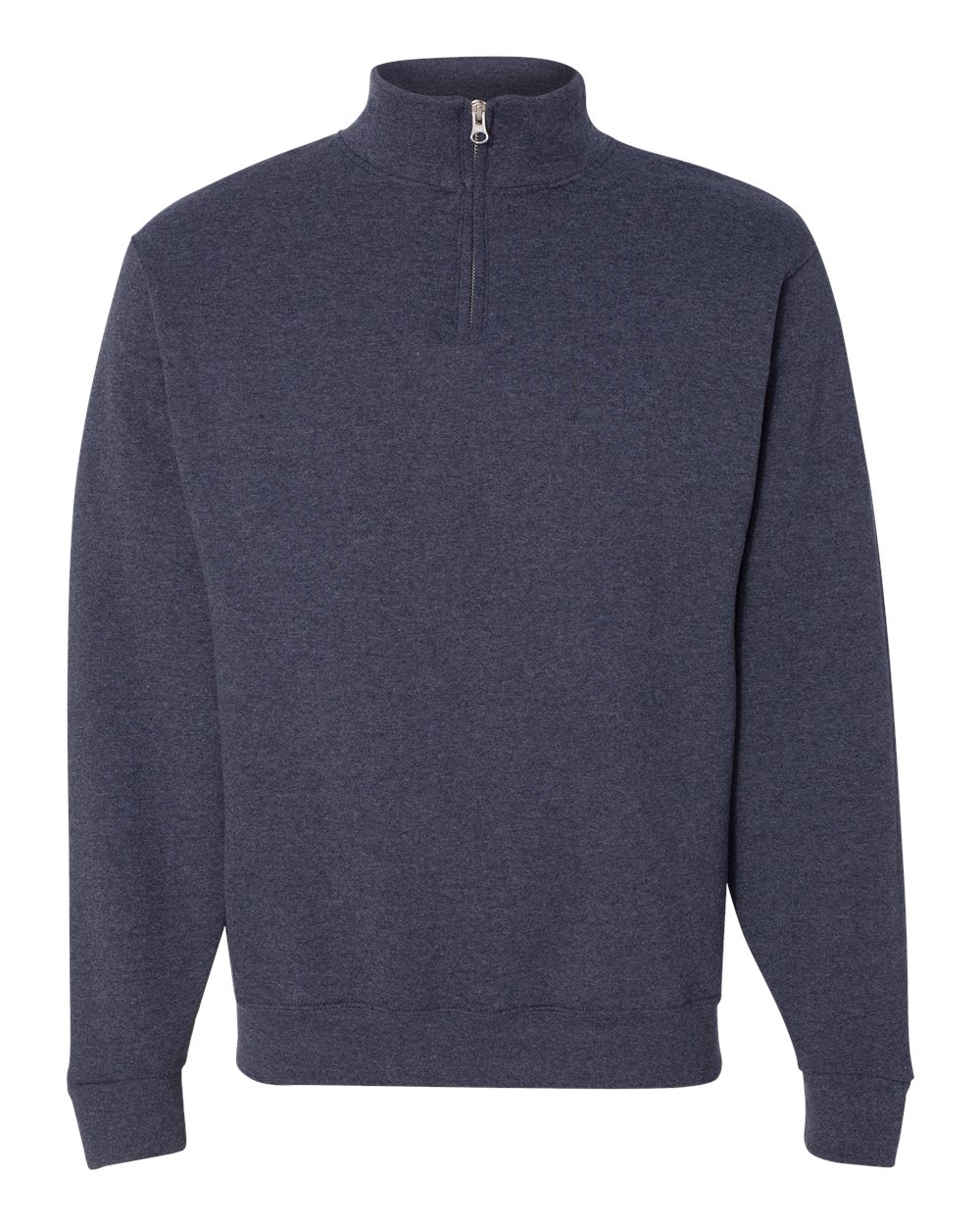 JERZEES_995MR_Vintage_Heather_Navy_Front_High