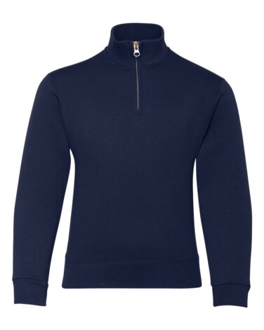 JERZEES Nublend® Youth Quarter-Zip Cadet Collar Sweatshirt