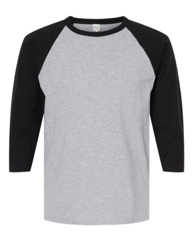 M&O Raglan Three-Quarter Sleeve Baseball T-Shirt