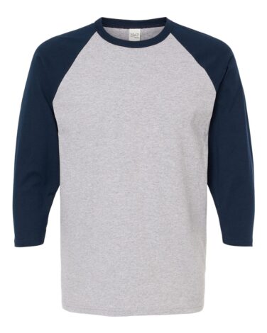 M&O Raglan Three-Quarter Sleeve Baseball T-Shirt
