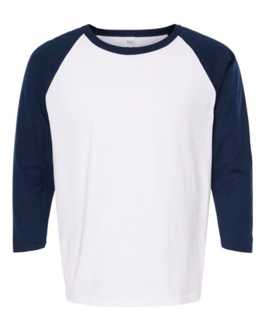M&O Raglan Three-Quarter Sleeve Baseball T-Shirt