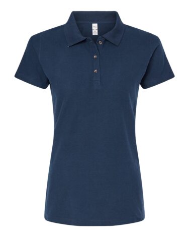 M&O Women's Ringspun Polo