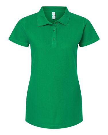 M&O Women's Ringspun Polo