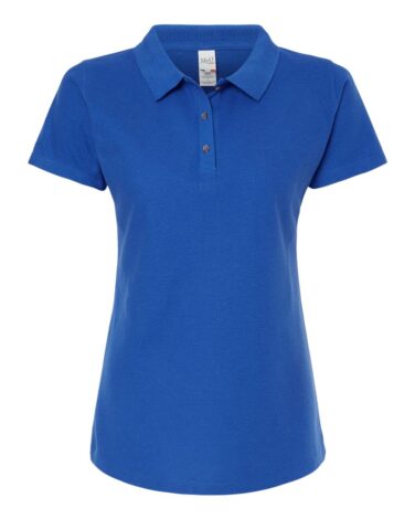 M&O Women's Ringspun Polo