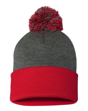 Sportsman Pom-Pom 12" Knit Beanie