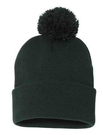 Sportsman Pom-Pom 12" Knit Beanie
