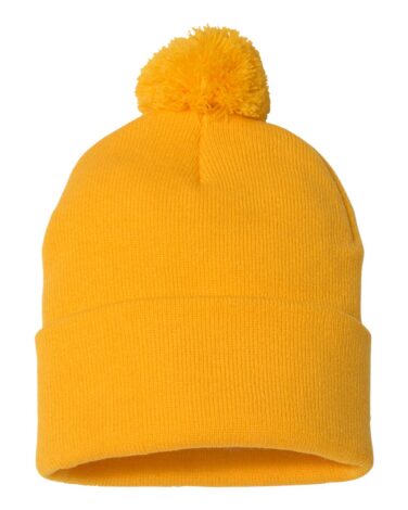 Sportsman Pom-Pom 12" Knit Beanie