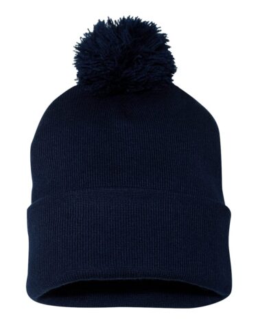 Sportsman Pom-Pom 12" Knit Beanie