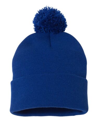 Sportsman Pom-Pom 12" Knit Beanie