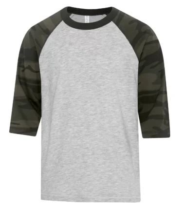 Atc™ Eurospun® Ring Spun Baseball Youth Tee