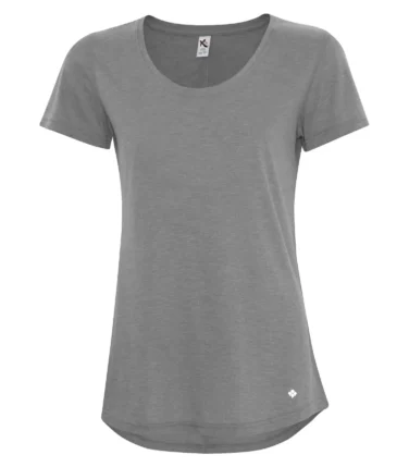 Koi® Triblend Scoop Neck Relaxed Ladies' Tee