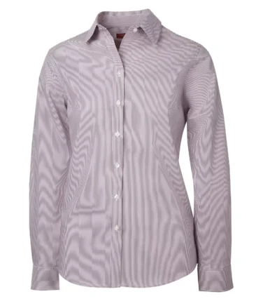 Coal Harbour® Mini Stripe Stretch Woven Ladies' Shirt