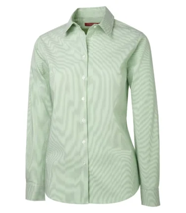 Coal Harbour® Mini Stripe Stretch Woven Ladies' Shirt