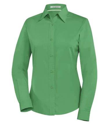Coal Harbour® Easy Care Blend Long Sleeve Woven Ladies' Shirt