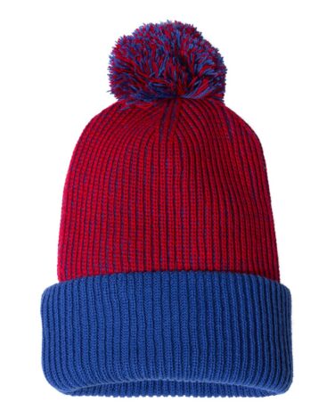 Sportsman 12" Knit Speckled Pom-Pom Beanie