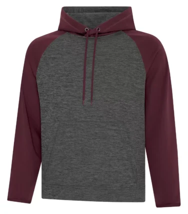 Atc™ Dynamic Heather Fleece Two Tone Hooded Sweatshirt