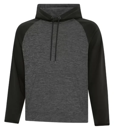 Atc™ Dynamic Heather Fleece Two Tone Hooded Sweatshirt