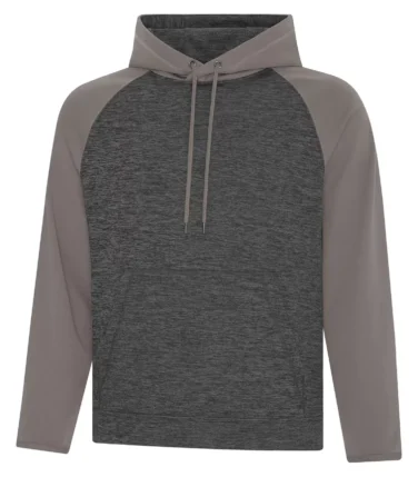 Atc™ Dynamic Heather Fleece Two Tone Hooded Sweatshirt