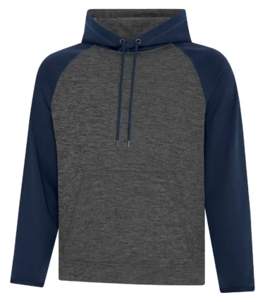 Atc™ Dynamic Heather Fleece Two Tone Hooded Sweatshirt
