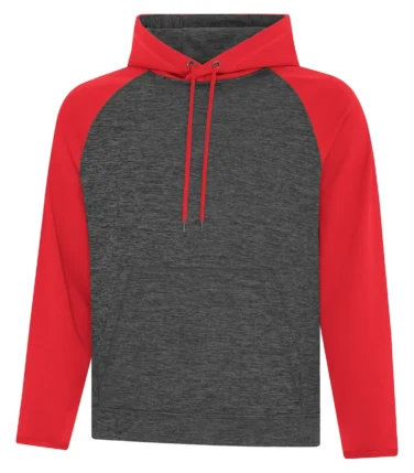 Atc™ Dynamic Heather Fleece Two Tone Hooded Sweatshirt