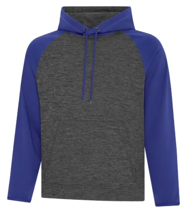 Atc™ Dynamic Heather Fleece Two Tone Hooded Sweatshirt