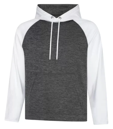 Atc™ Dynamic Heather Fleece Two Tone Hooded Sweatshirt