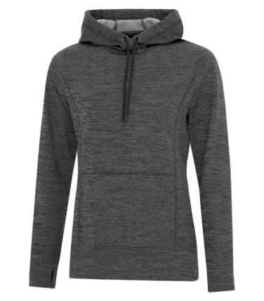 Atc™ Dynamic Heather Fleece Hooded Ladies' Sweatshirt