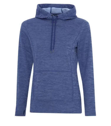 Atc™ Dynamic Heather Fleece Hooded Ladies' Sweatshirt