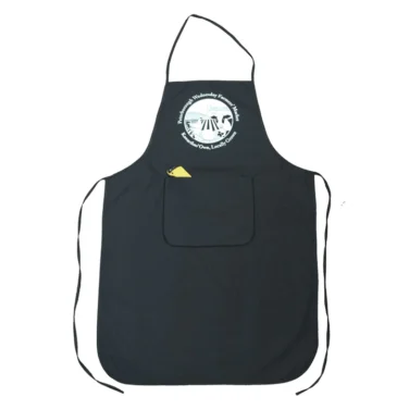 Polyester One Pocket Bib Apron Black