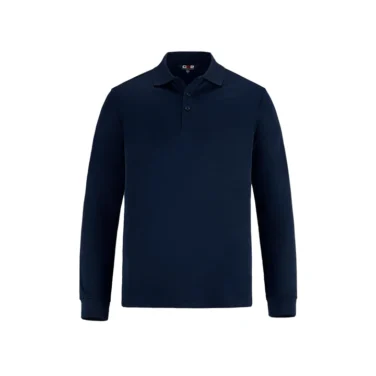 Canada Sportswear Men's Long Sleeve Pique Mesh Polo