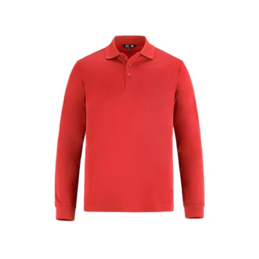 Canada Sportswear Men's Long Sleeve Pique Mesh Polo
