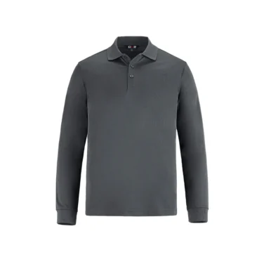 Canada Sportswear Men's Long Sleeve Pique Mesh Polo