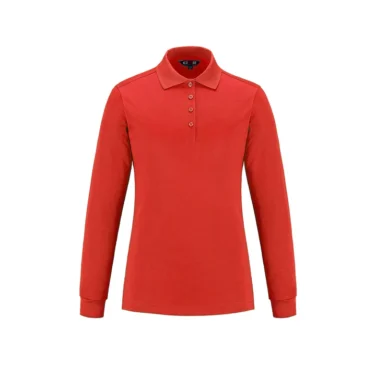 Canada Sportswear Ladies Long Sleeve Pique Mesh Polo