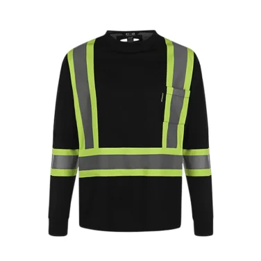 Canada Sportswear Men's Hi-vis Safety Long Sleeve Shirt