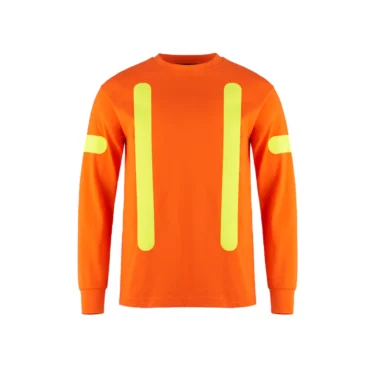 Canada Sportswear Cotton Long Sleeve Safety T-shirt
