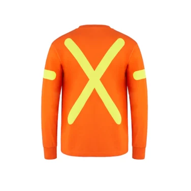 Canada Sportswear Cotton Long Sleeve Safety T-shirt