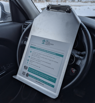 16" X 16" Steering Wheel Clipboard