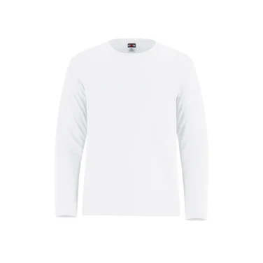 Canada Sportswear Youth Long Sleeve Crew Neck Polyester Tee