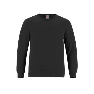 Canada Sportswear Men's Long Sleeve Crewneck Ring Spun Combed Cotton Tee